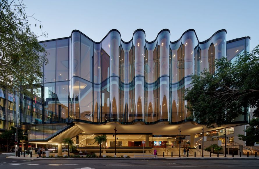 View of Brisbane's Glasshouse Theatre, South Brisbane 